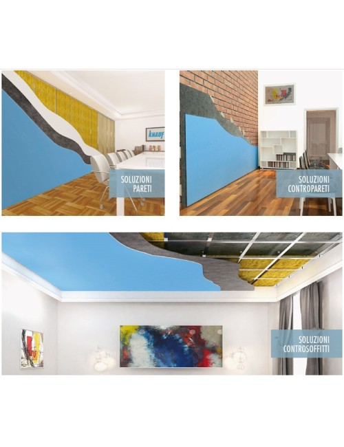 Cartongesso Knauf Diamant Phono / 12,5+20 mm / 1200x2000 / c/fibra