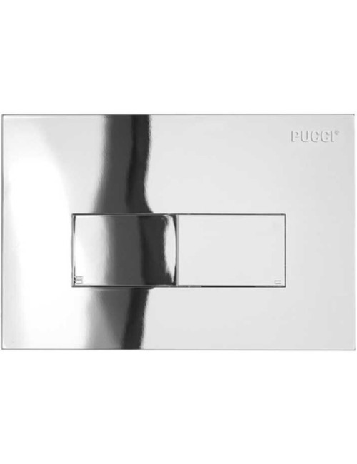 Placca per cassetta incasso ECOPUCCI /  cromo lucido / spessore 4 .7 mm