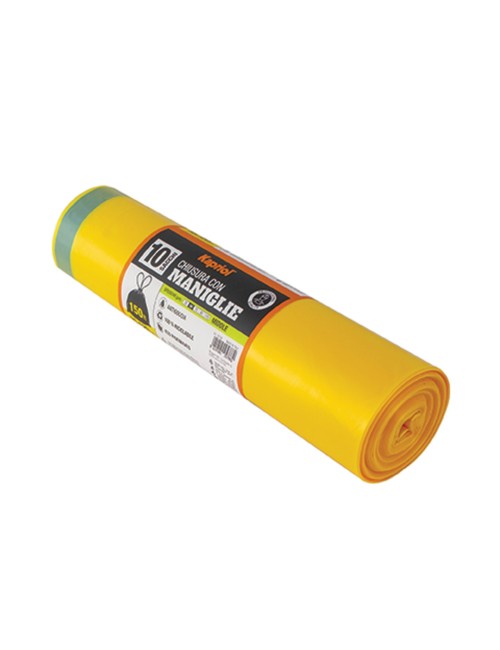 Sacchi per rifiuti con maniglia 95x120 / lt.150 / confezione da 10 sacchi