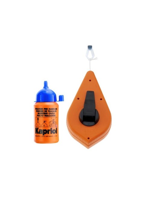 Tracciatore kapriol da 20 mt. kit con polvere / traccia righe