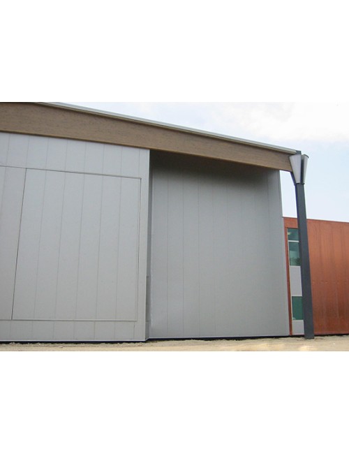 Lamiera LISCIA Coibentata PER PARETI ISOPAR / SP 40mm / BIANCA - BIANCA