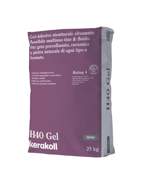 H40 GEL Kerakoll / 25 kg / BIANCO