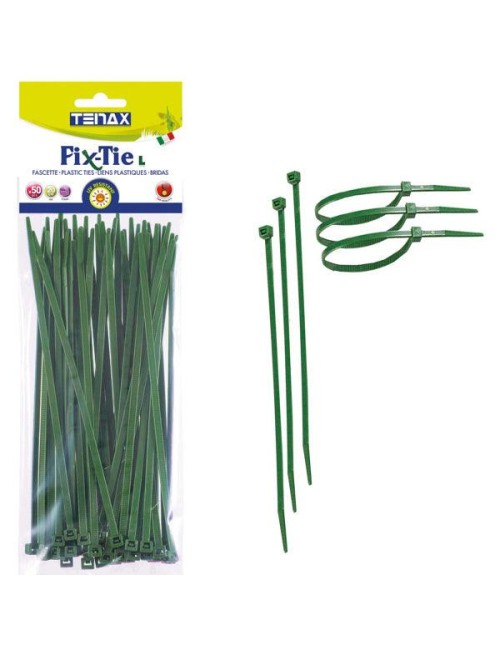 Fascetta cablaggio verdi / lunghezza cm.29 / confezione da 50 pz.