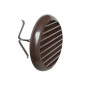 Griglia di ventilazione aerazione / diametro 106 mm./  plastica marrone