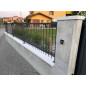 Coprimuro in cemento / superlevigato / 14,5x100 / bianco roccia