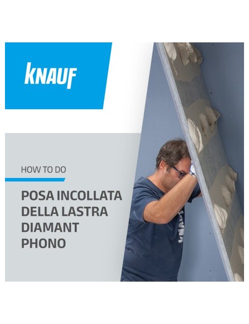 Cartongesso Knauf Diamant Phono / 12,5+20 / 1200x3000 / c/fibra