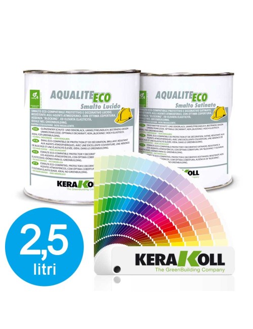 Aqualite / smalto lucido all'acqua bianco lt 2,5