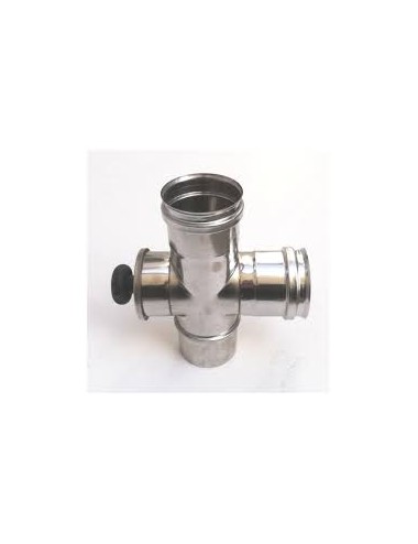 Te inox d.80(allacciamento...