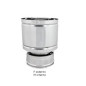 Terminale fumaiolo 4 venti coib.d.100 inox aisi 316l