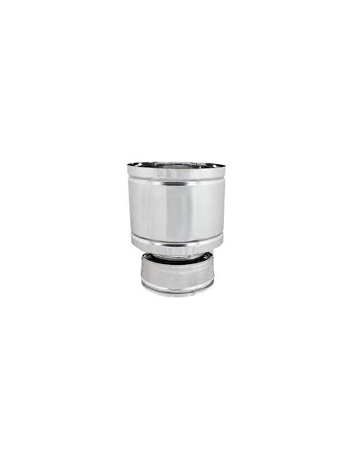Terminale fumaiolo 4 venti d.250 inox aisi 316l