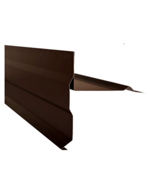 scossalina sottotegola / testa di moro /  sviluppo 415 / lamiera preverniciata