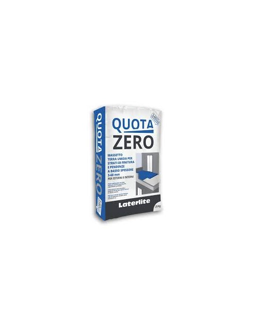 Quotazero laterlite 25 kg.massetto basso spessore