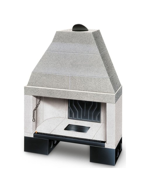 Camino grezzo  / palex patio 86 R /  solo piastra di ghisa posteriore