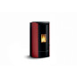 Stufa a pellet ecofire jackie idro 20 kw rossa rigenerata