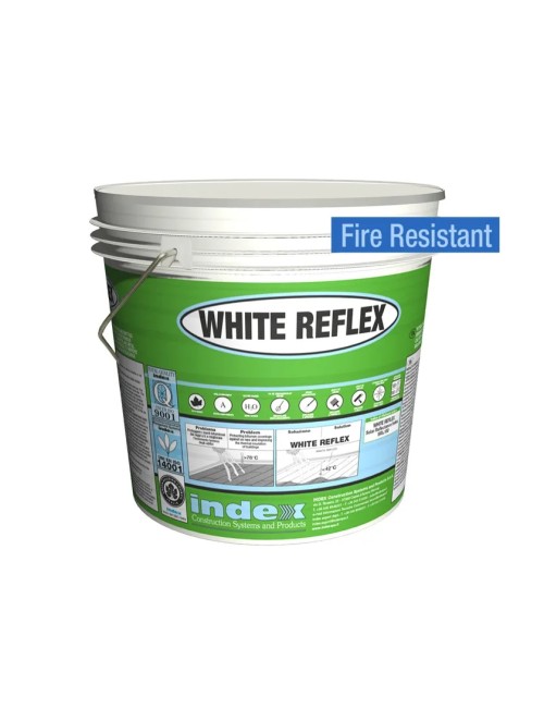 Index White Reflex fire resistant / Pittura per Guaine / 20 kg