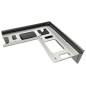 Angolo esterno proterrace double drip alluminio bianco h.10mm