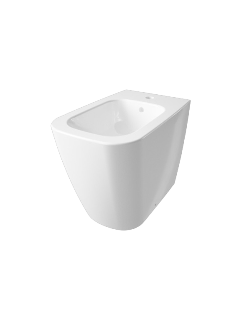 Dice bidet hidra filo parete bianco