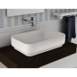 Hidra gio' evo 2.0 60x40 lavabo rettangolare appoggio bianco