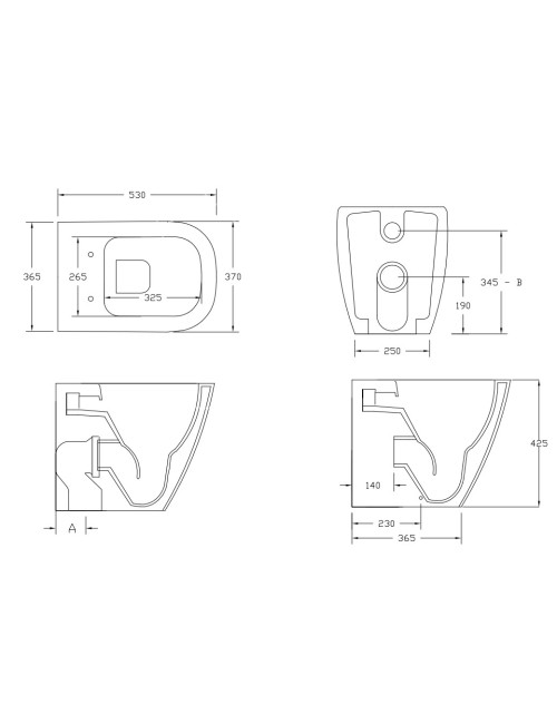vaso hidra / collezione faster / senza brida / cioccolato satinato