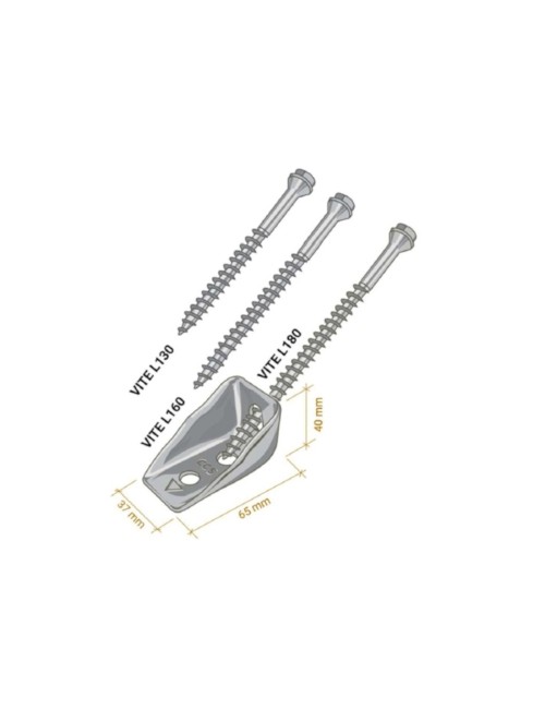 Connettore leca per legno plus vite l180(centrostorico)