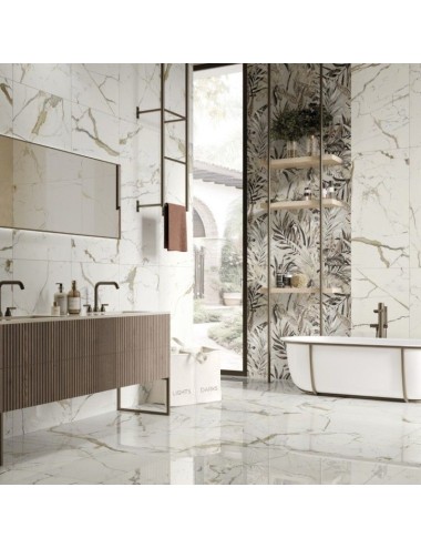 Cotto petrus vision statuario gold 59x118 lapp rett