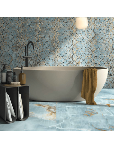 Imola the room blu aq 60x120 rettificata naturale