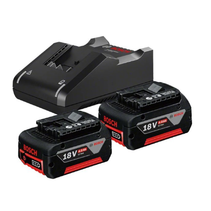 Batterie Bosch Professional / 2x ProCORE 18V 4.0Ah + Caricabatterie Batterie Bosch Professional / 2x ProCORE 18V 4.0Ah + Caricabatterie