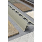 Proterrace DOUBLE DRIP / Profilo gocciolatoio / Alluminio SL-04 / 2,7 ml / SP 10 mm