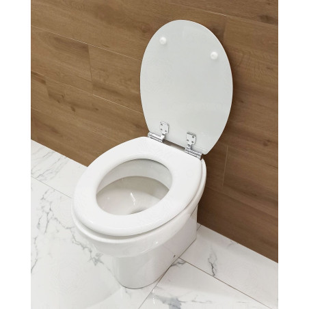 Coprivaso universale bianco s3 in poliestere