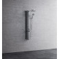 Colonna doccia line 2m termost.bianco opaco finit.silver