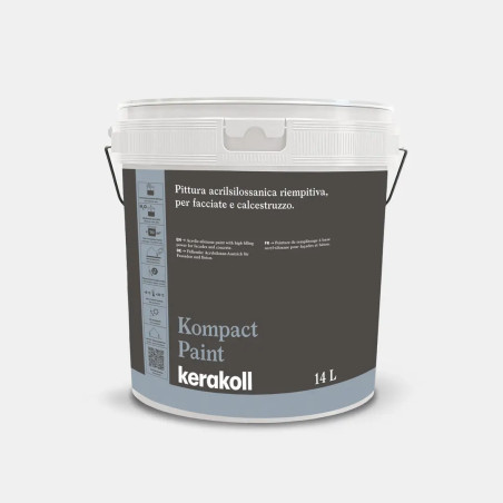 Kompact paint lt.14 bc/white acril-silossanico kerakoll