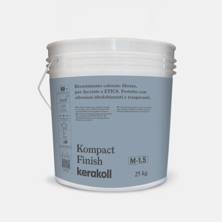 Kompact finish 1,2 kg.25 bc white/bc acril-silossanico(spessore)