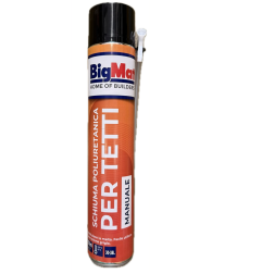 Schiuma poliuretanica bigmat per tetti manuale 750ml - tegole