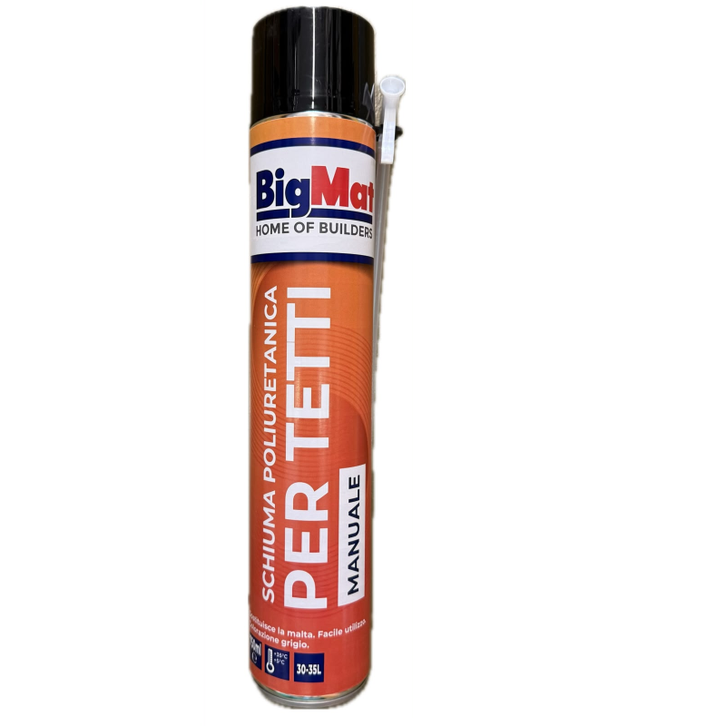 Schiuma poliuretanica bigmat per tetti manuale 750ml - tegole