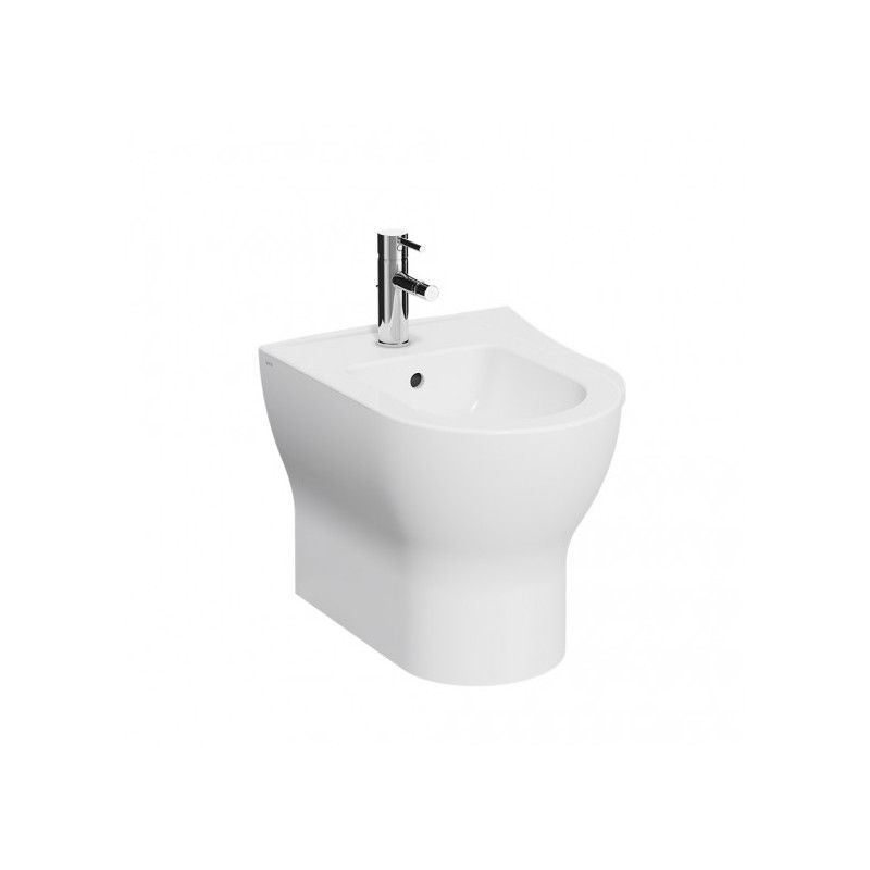 Mia round vitra bidet bianco filo parete cm.54