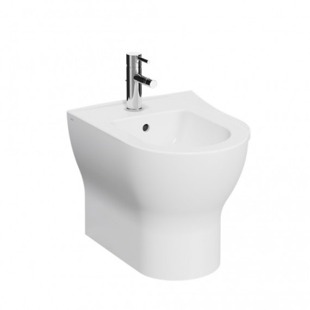Mia round vitra bidet bianco filo parete cm.54