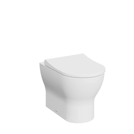 Mia round vitra vaso bianco filo parete cm.54