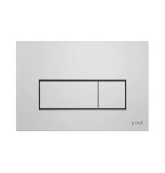 Placca per cassetta incasso vitra root squadre BIANCA mono-scarico