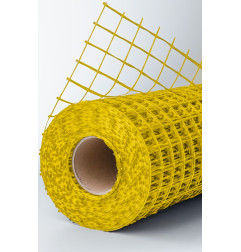 Rete per Massetto in Fibra di Vetro / 40x40 / Gialla / 130 gr. AKIFIX