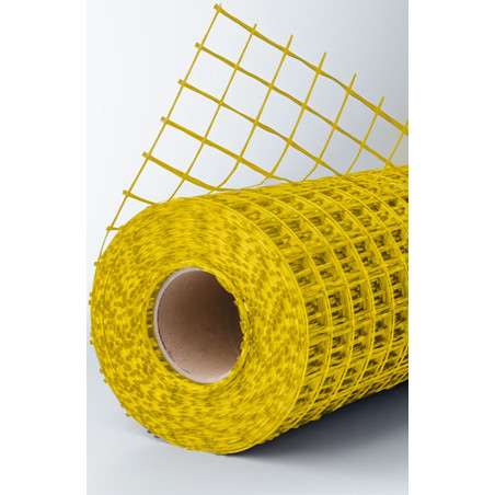 Rete per Massetto in Fibra di Vetro / 40x40 / Gialla / 130 gr. AKIFIX