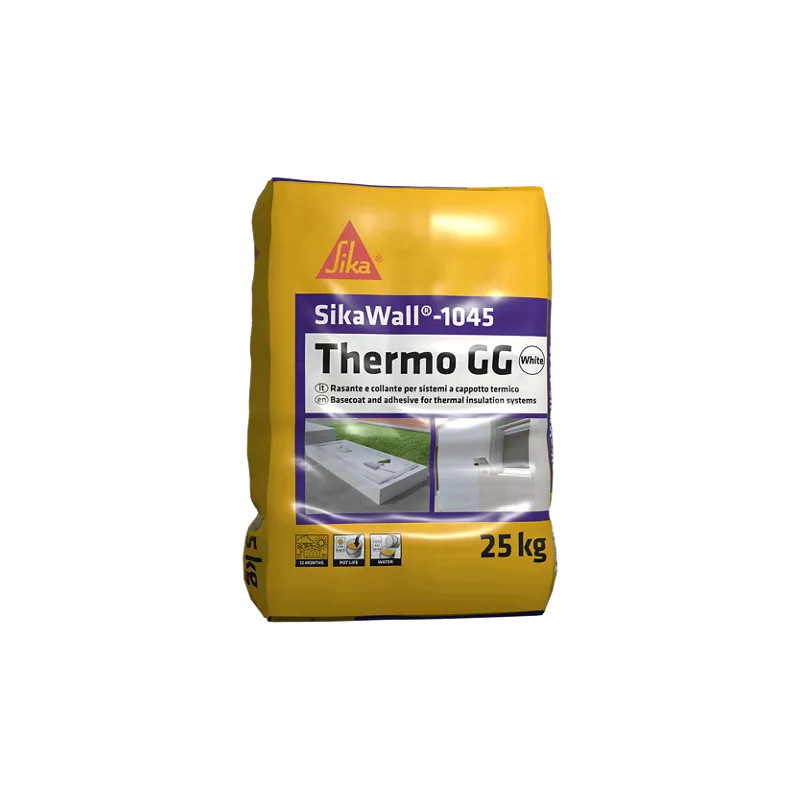 Sikawall 1045 thermo gg bianco kg.25 Sikawall 1045 thermo gg bianco kg.25