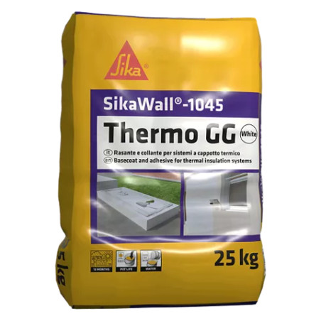 Sikawall 1045 thermo gg bianco kg.25