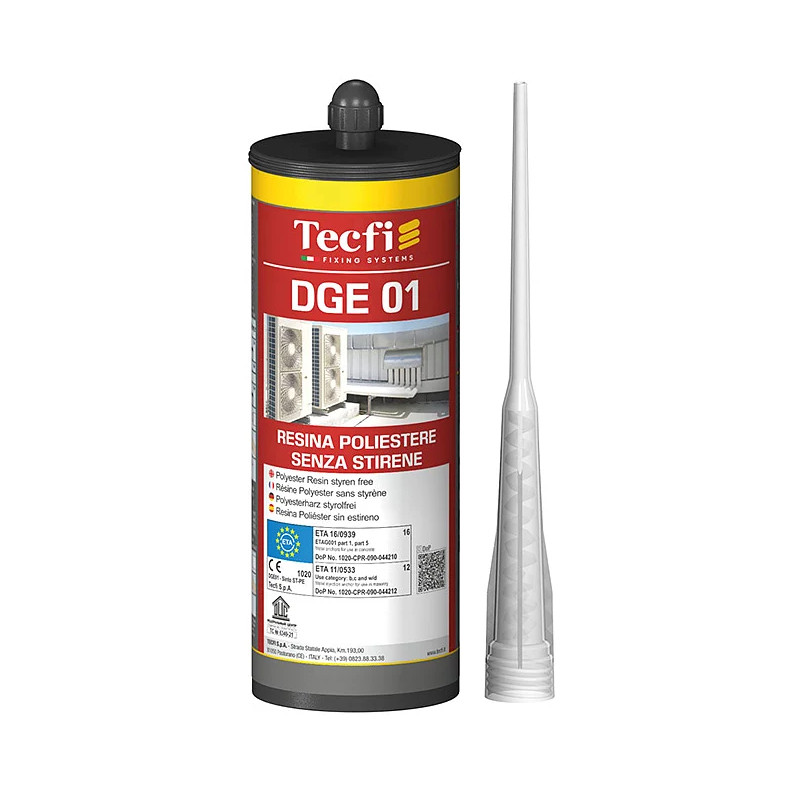 Fissaggio chimico tecfi polieste.stirene ml.400 eta-ce
