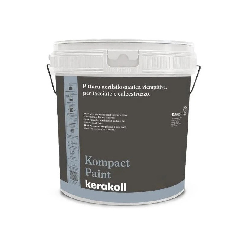 Kompact paint lt.4 bc/white acril-silossanica