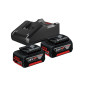 Batterie Bosch Professional / 2x ProCORE 18V 4.0Ah + Caricabatterie
