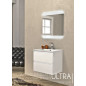Mobile Bagno Ultra / Pino / 46x60x55 / 2 cassetti / Specchio / Lampada led