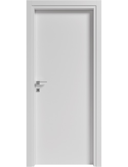 PORTA BATTENTE LAMINATO BIANCO 80*210 REVERSIBILE LA VENUS